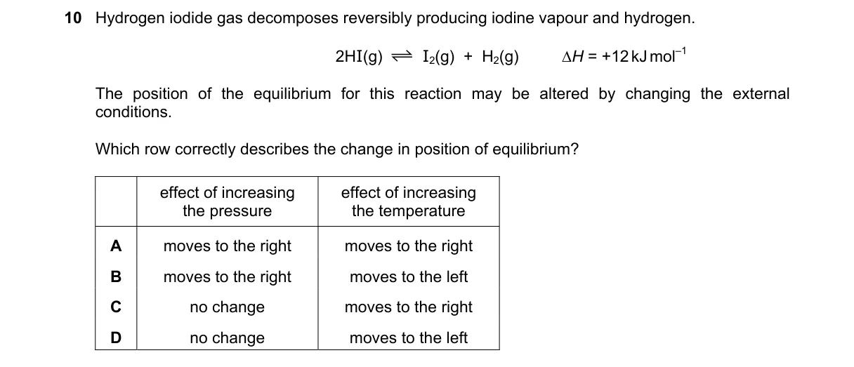Question 10 from 9701/11/M/J/19