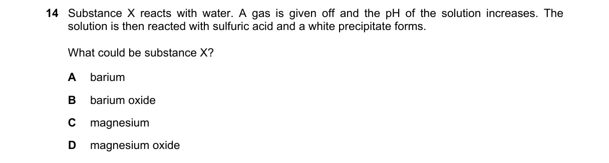 Question 14 from 9701/11/M/J/19