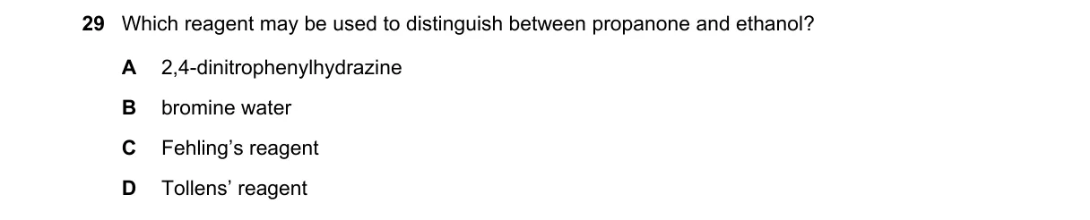 Question 29 from 9701/11/M/J/19