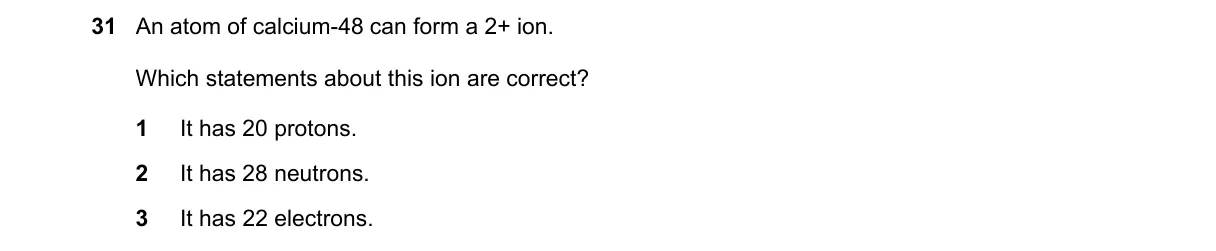 Question 31 from 9701/11/M/J/19