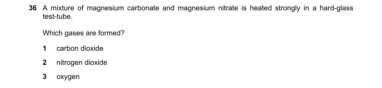 Question 36 from 9701/11/M/J/19