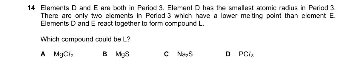 Question 14 from 9701/12/M/J/19