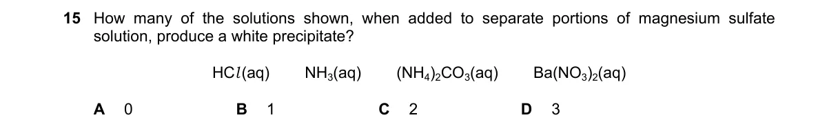 Question 15 from 9701/12/M/J/19