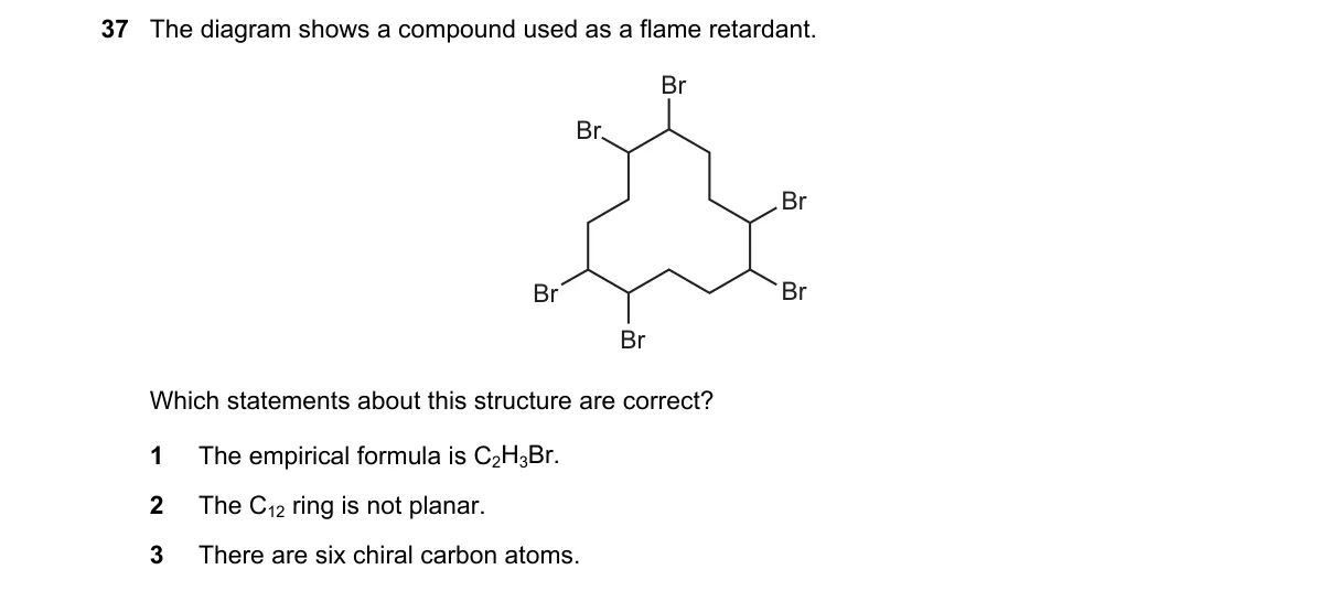Question 37 from 9701/12/M/J/19