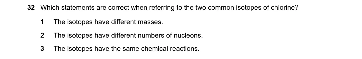 Question 32 from 9701/13/M/J/19