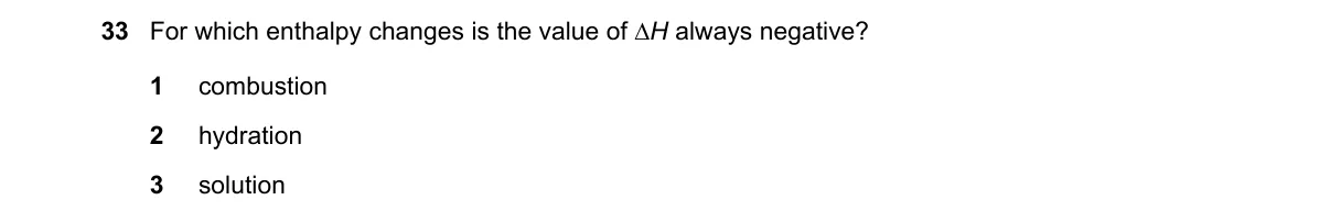Question 33 from 9701/13/M/J/19