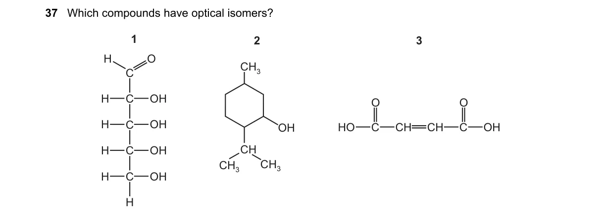 Question 37 from 9701/13/M/J/19