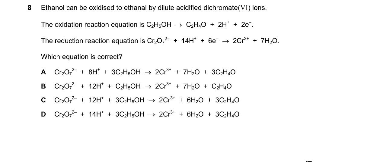 Question 8 from 9701/13/M/J/19