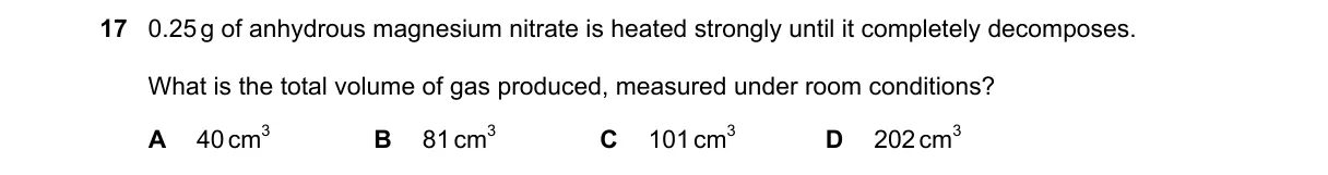 Question 17 from 9701/11/M/J/20