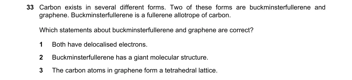 Question 33 from 9701/11/M/J/20
