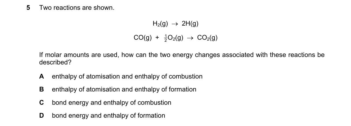 Question 5 from 9701/11/M/J/20