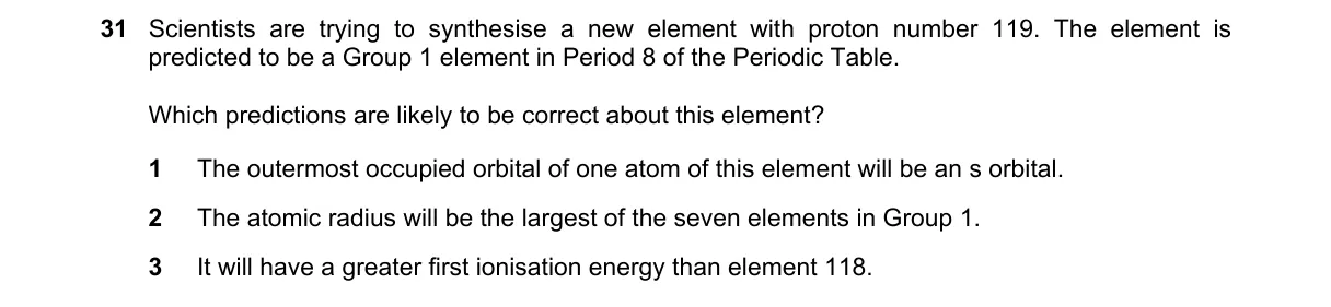 Question 31 from 9701/12/M/J/20
