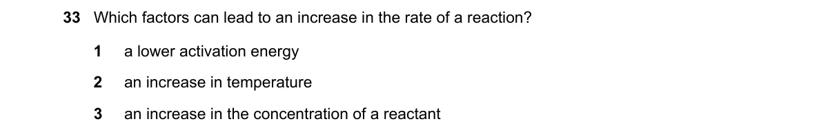 Question 33 from 9701/12/M/J/20