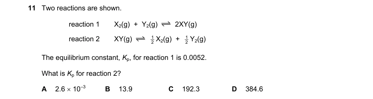 Question 11 from 9701/13/M/J/20