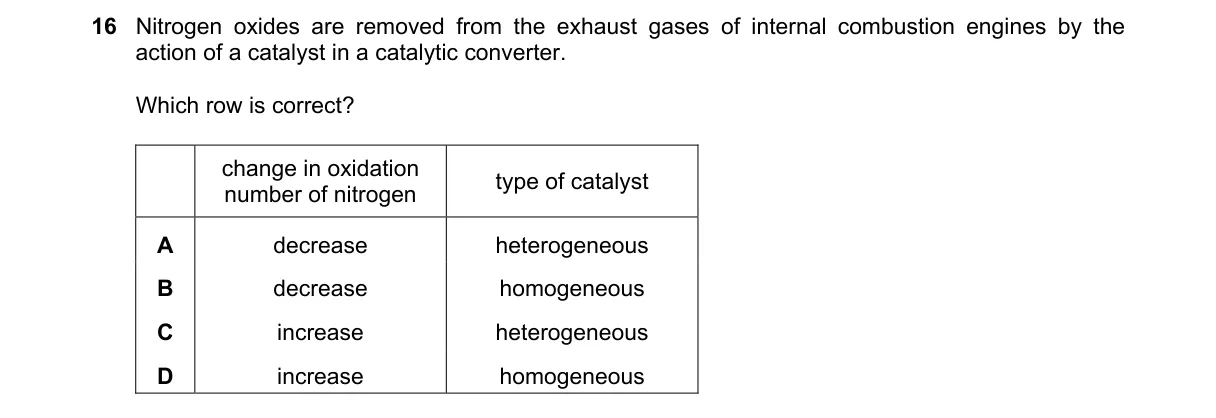 Question 16 from 9701/13/M/J/20
