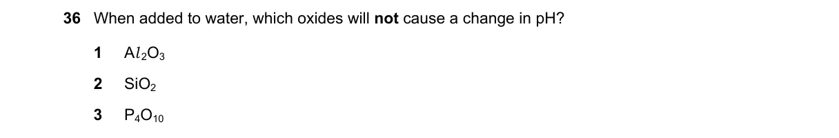 Question 36 from 9701/13/M/J/20