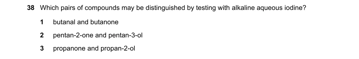 Question 38 from 9701/11/M/J/21