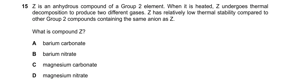 Question 15 from 9701/12/M/J/21