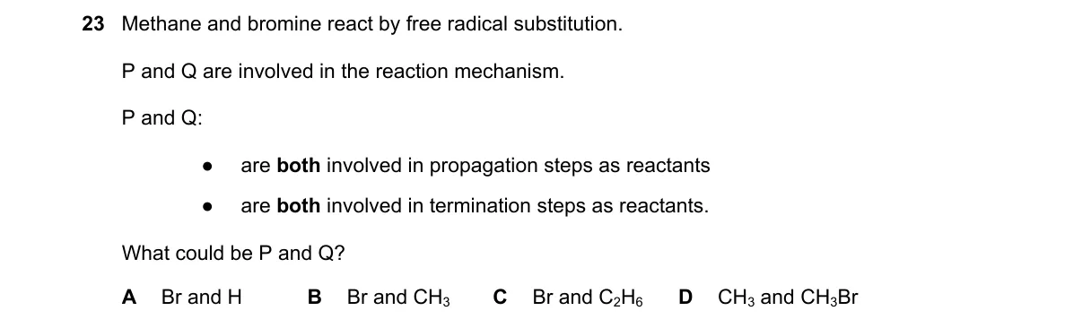 Question 23 from 9701/12/M/J/21
