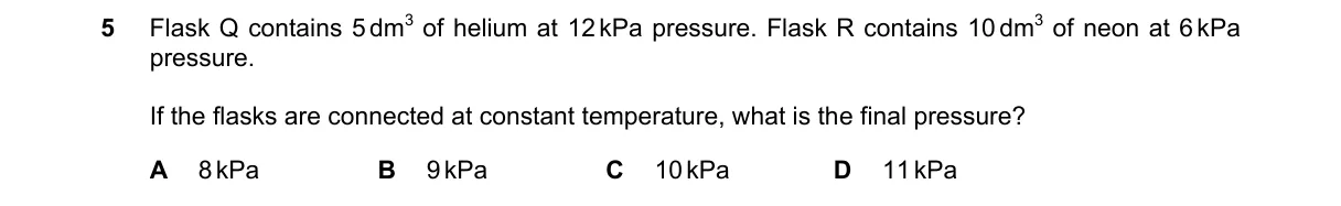 Question 5 from 9701/12/M/J/21