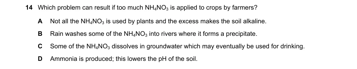 Question 14 from 9701/13/M/J/21
