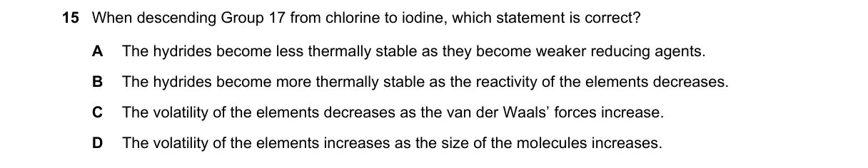 Question 15 from 9701/13/M/J/21