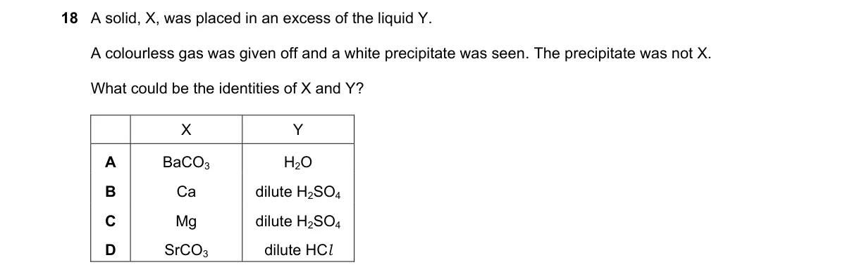 Question 18 from 9701/13/M/J/21