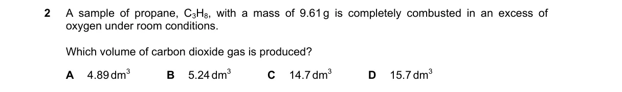Question 2 from 9701/13/M/J/21