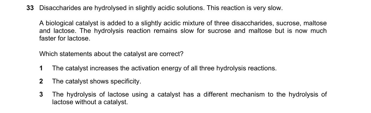 Question 33 from 9701/13/M/J/21