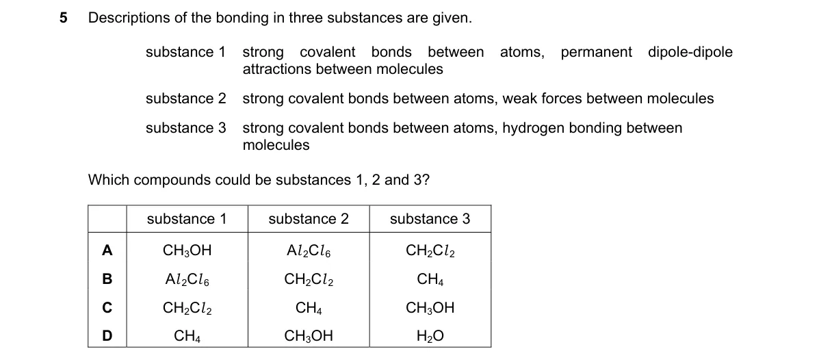 Question 5 from 9701/13/M/J/21