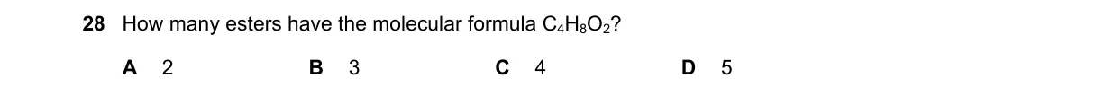 Question 28 from 9701/11/M/J/22