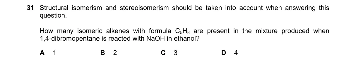Question 31 from 9701/11/M/J/22