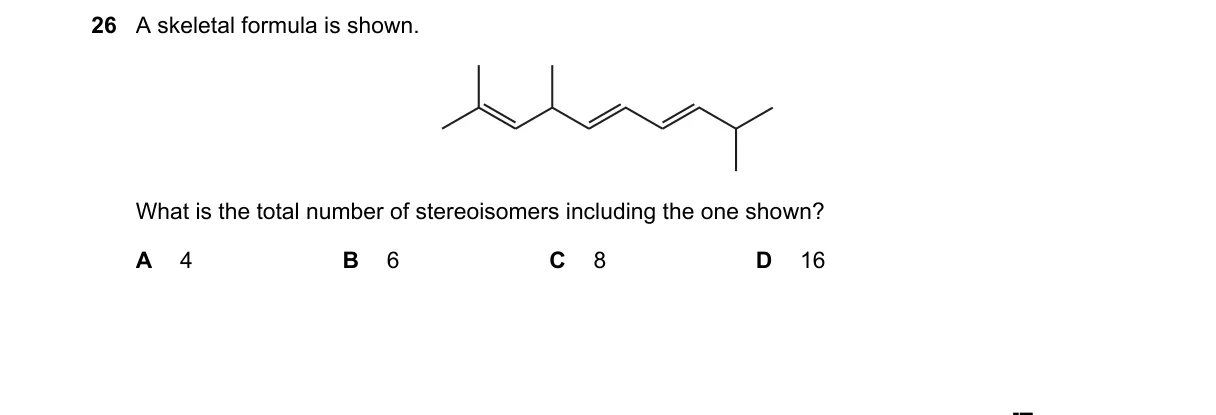Question 26 from 9701/12/M/J/22