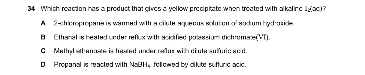 Question 34 from 9701/12/M/J/22