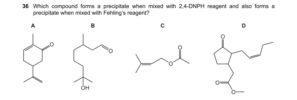 Question 36 from 9701/12/M/J/22