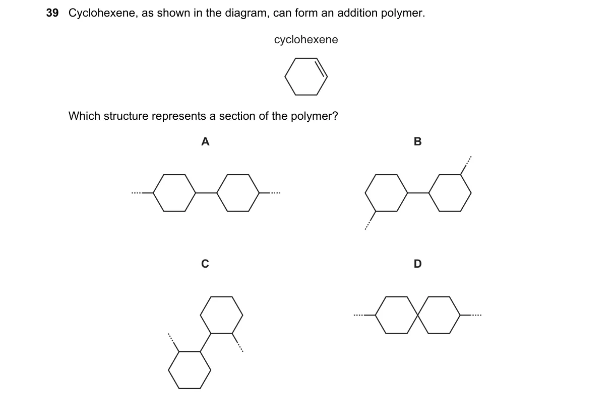 Question 39 from 9701/12/M/J/22