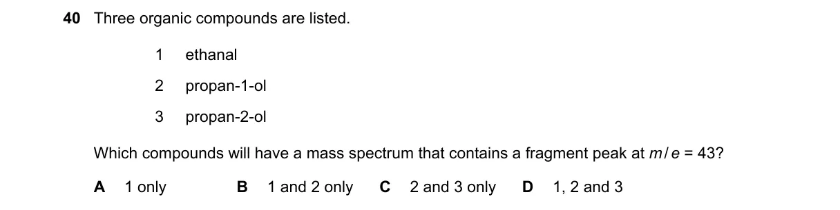 Question 40 from 9701/12/M/J/22