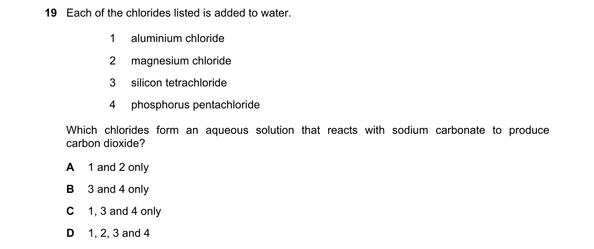 Question 19 from 9701/13/M/J/22