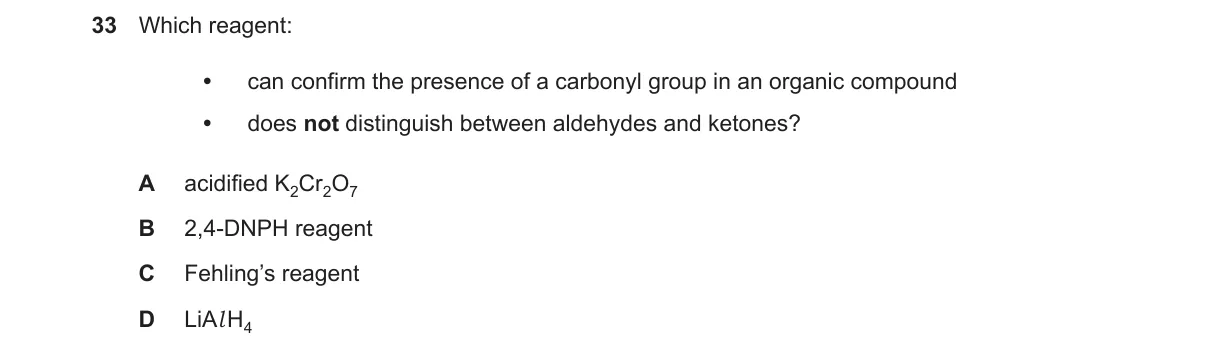 Question 33 from 9701/11/M/J/23