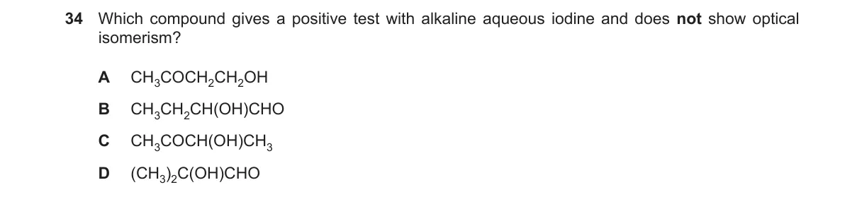 Question 34 from 9701/11/M/J/23