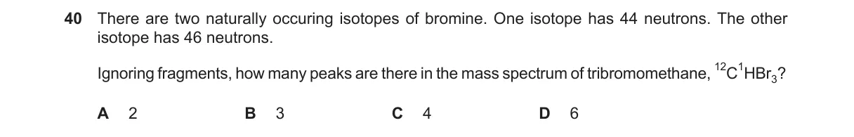 Question 40 from 9701/11/M/J/23