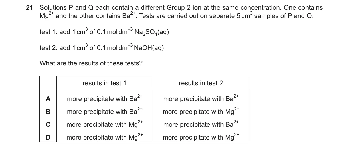 Question 21 from 9701/12/M/J/23