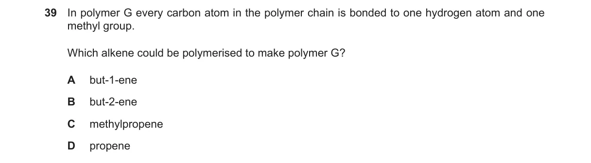 Question 39 from 9701/13/M/J/23