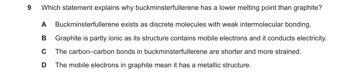 Question 9 from 9701/13/M/J/23