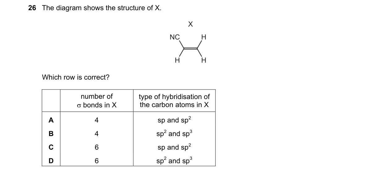 Question 26 from 9701/11/M/J/24
