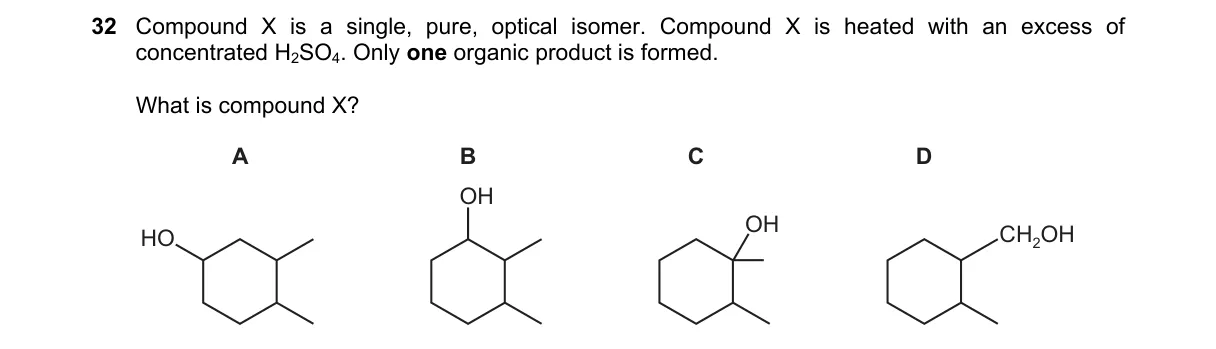 Question 32 from 9701/11/M/J/24