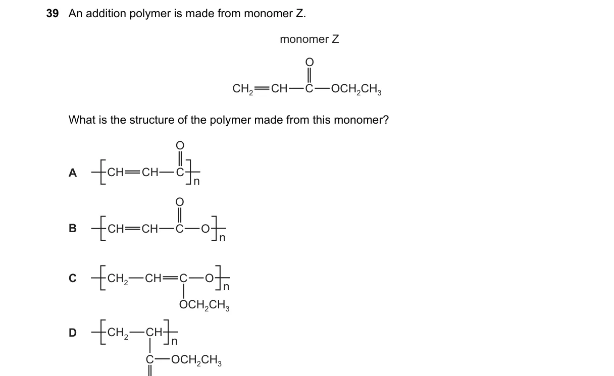 Question 39 from 9701/12/M/J/24