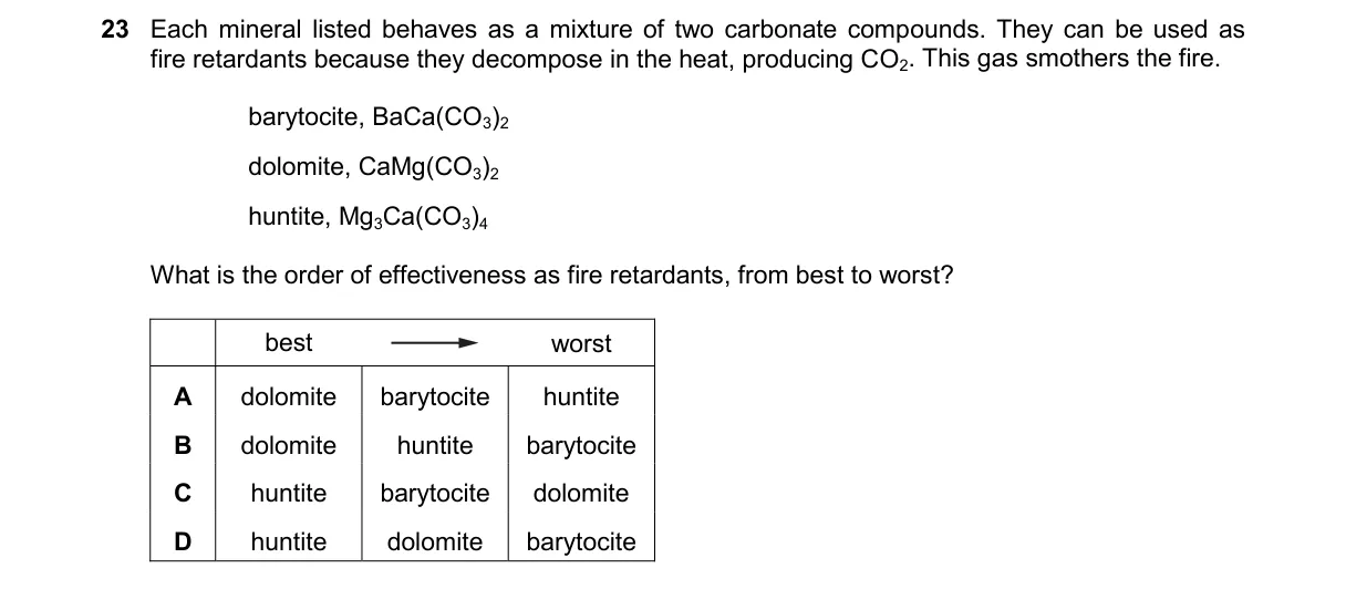 Question 23 from 9701/11/M/J/25