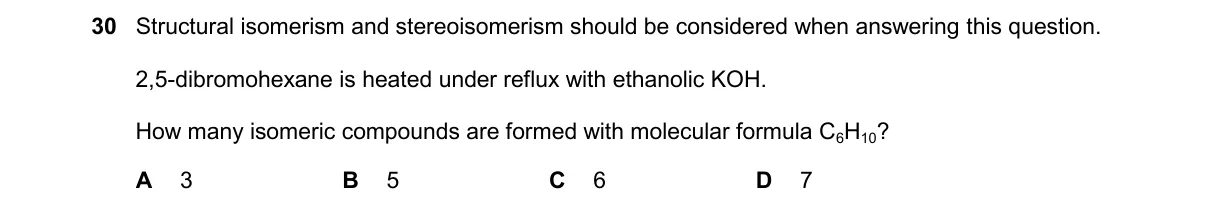 Question 30 from 9701/11/M/J/25