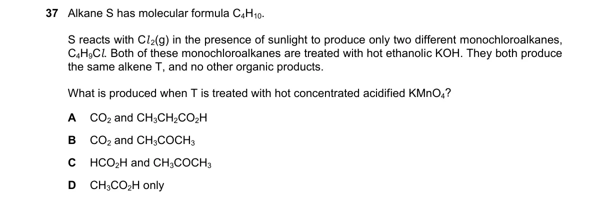 Question 37 from 9701/12/M/J/25